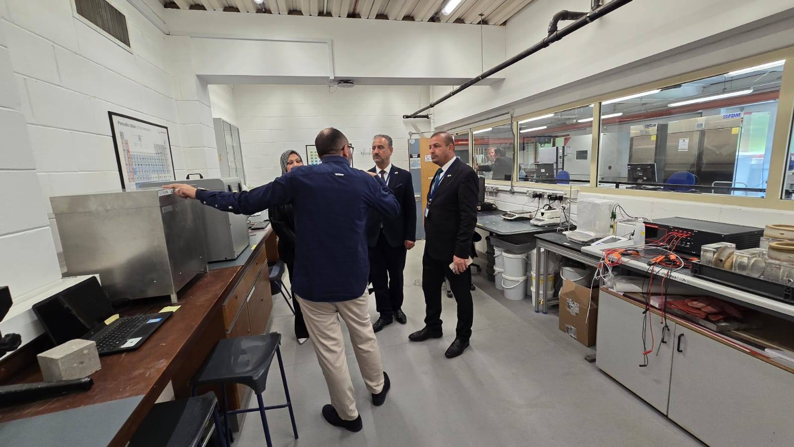 The University President participates in a training program in the UK