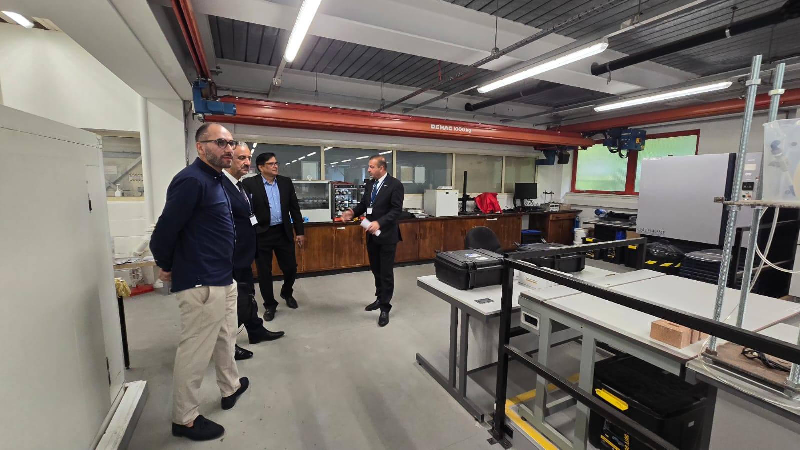 The University President participates in a training program in the UK