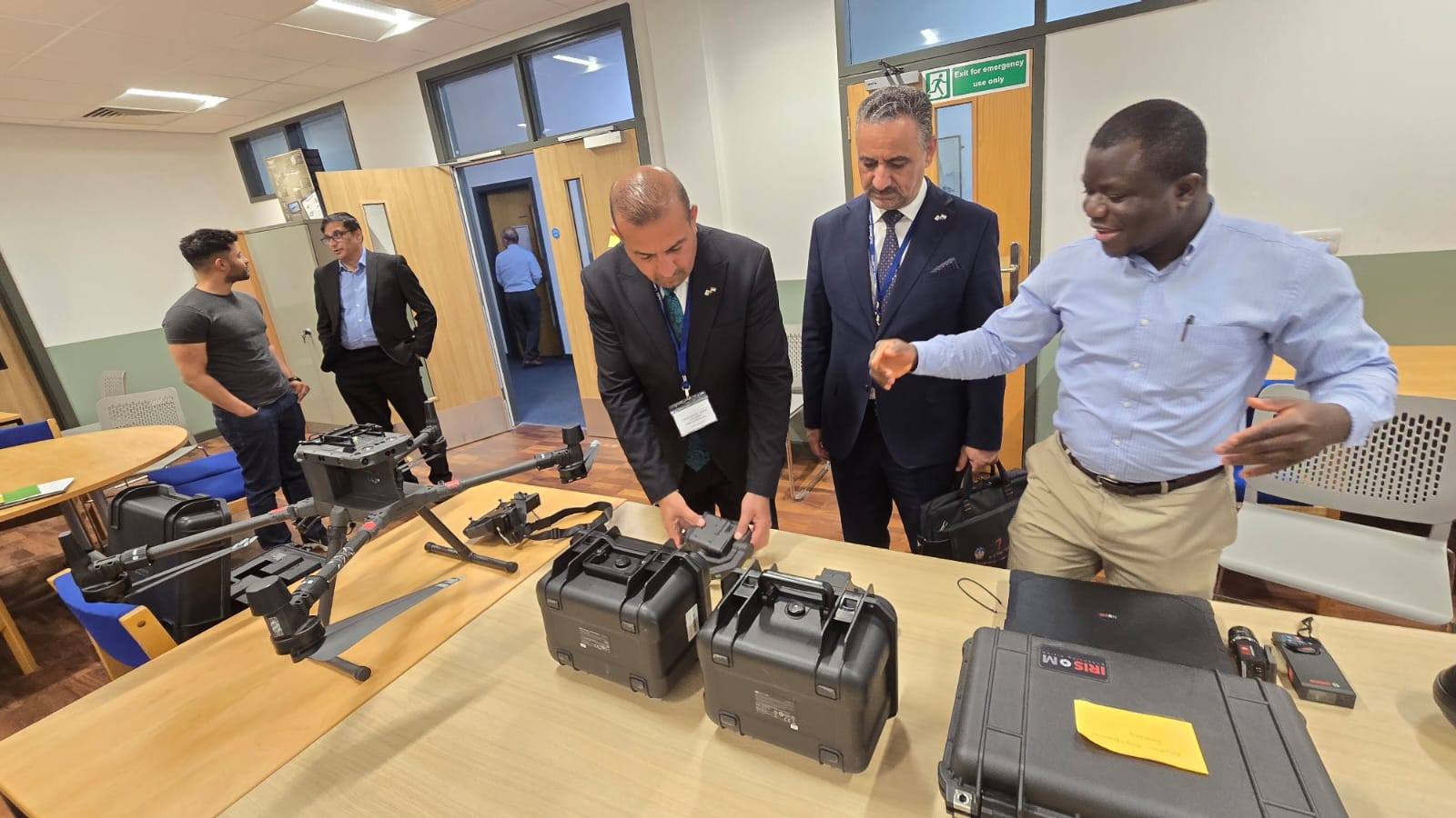 The University President participates in a training program in the UK
