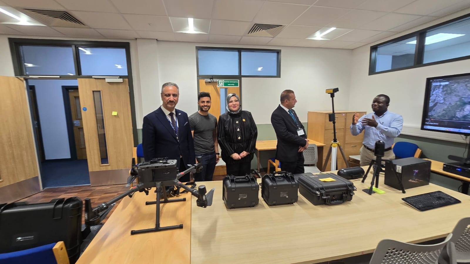 The University President participates in a training program in the UK