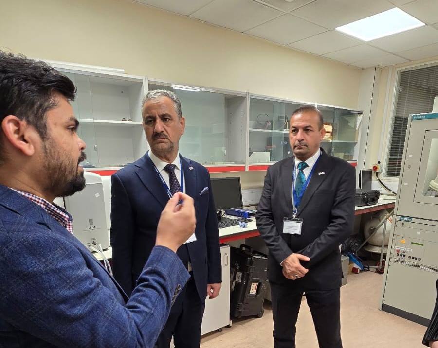 The University President participates in a training program in the UK