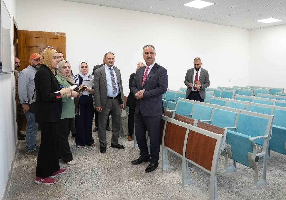 جامعة الفلوجة تستقبل اللجنة الوزارية لتقييم استحداث كلية تكنولوجيا المعلومات