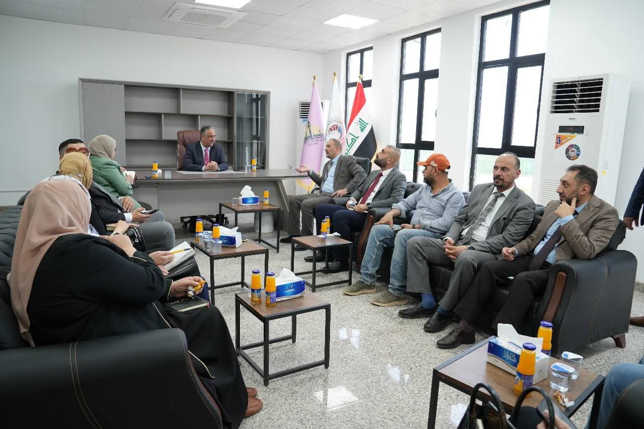 جامعة الفلوجة تستقبل اللجنة الوزارية لتقييم استحداث كلية تكنولوجيا المعلومات
