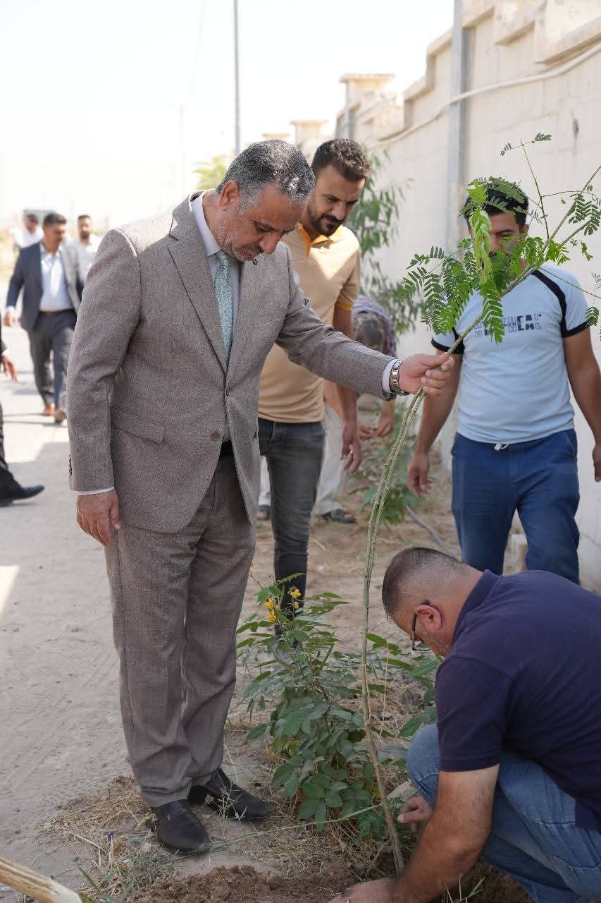 University of Fallujah Continues Tree-Planting Campaigns at the New University City Site