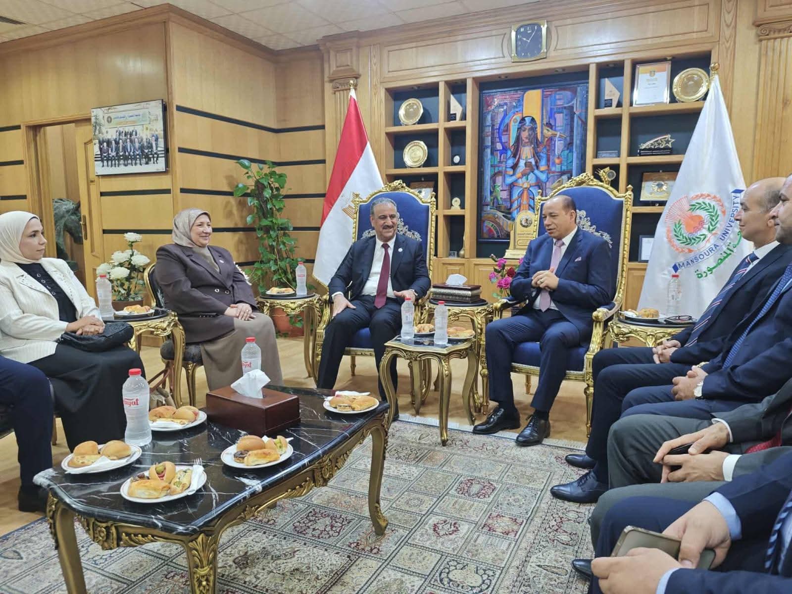 زيارة وفد جامعة الفلوجة إلى جمهورية مصر العربية 