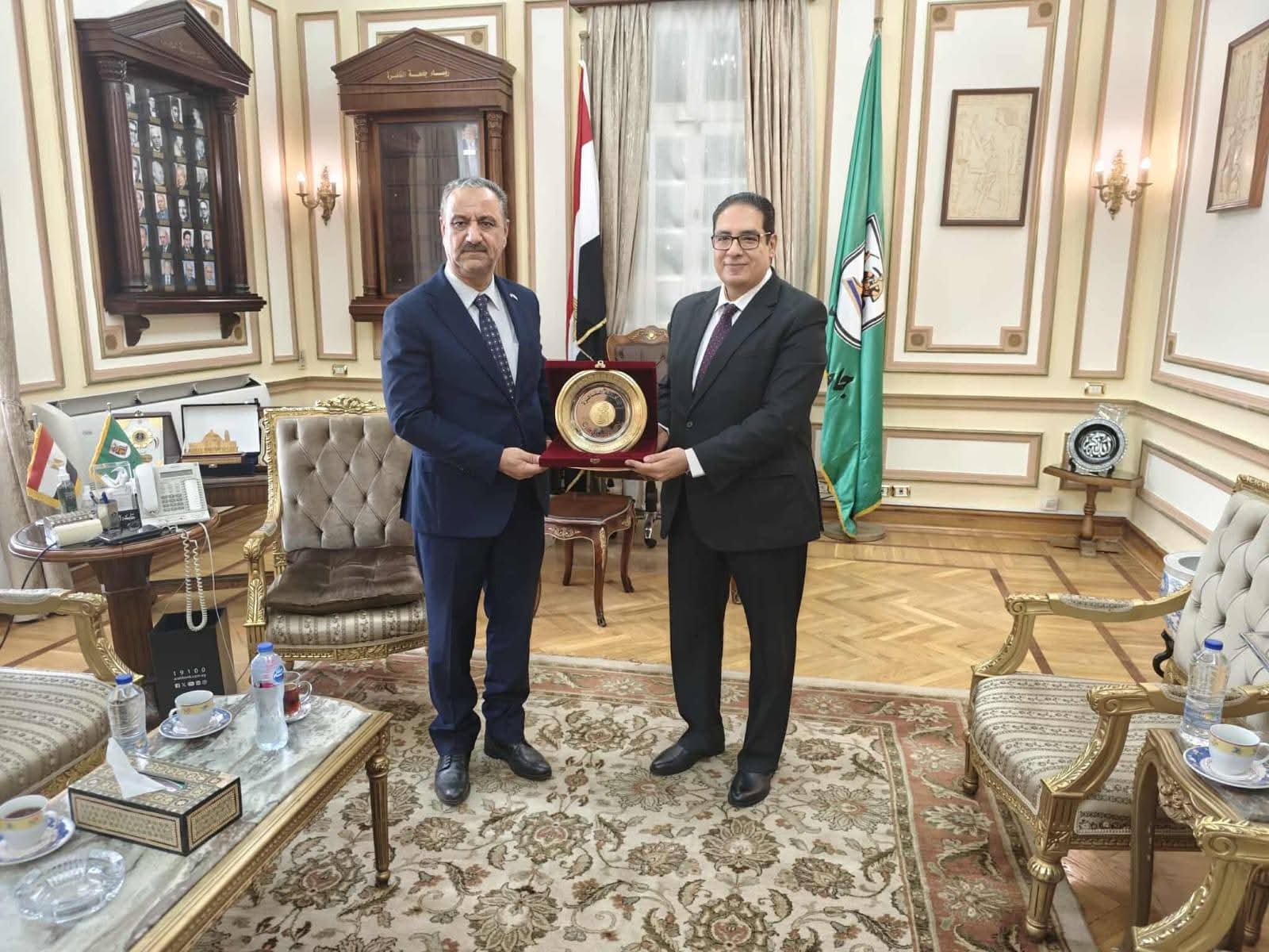 President of the University of Fallujah Visits Cairo University to Discuss Ways to Enhance Academic and Scientific Cooperation