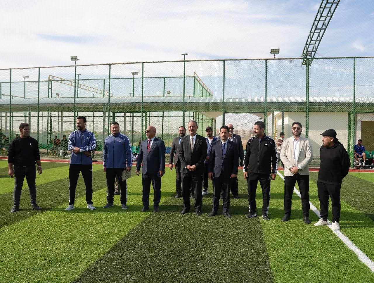 Inauguration of the new seven-a-side football pitch