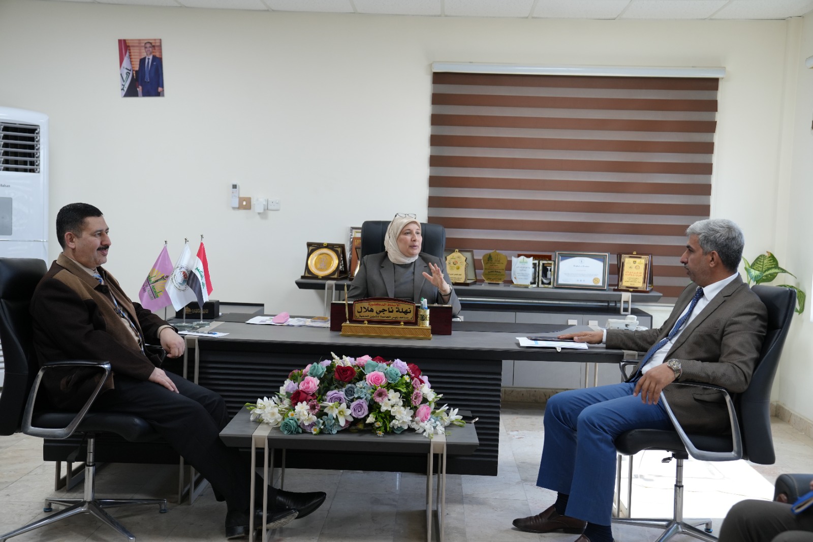 The Renewable Energy Committee at the University of Fallujah Holds Its First Meeting