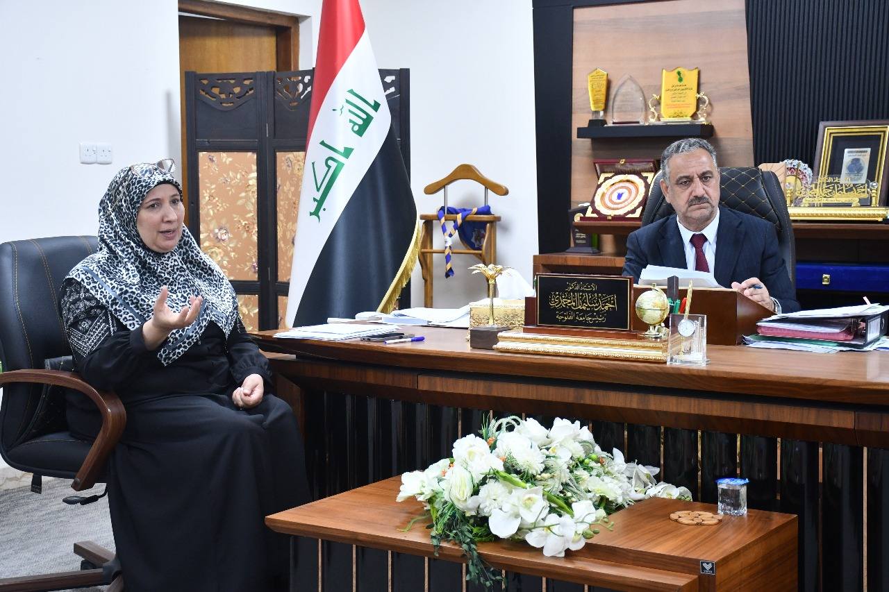 President of the University of Fallujah Chairs Meeting with Committee Overseeing Implementation of SIS and HR Systems
