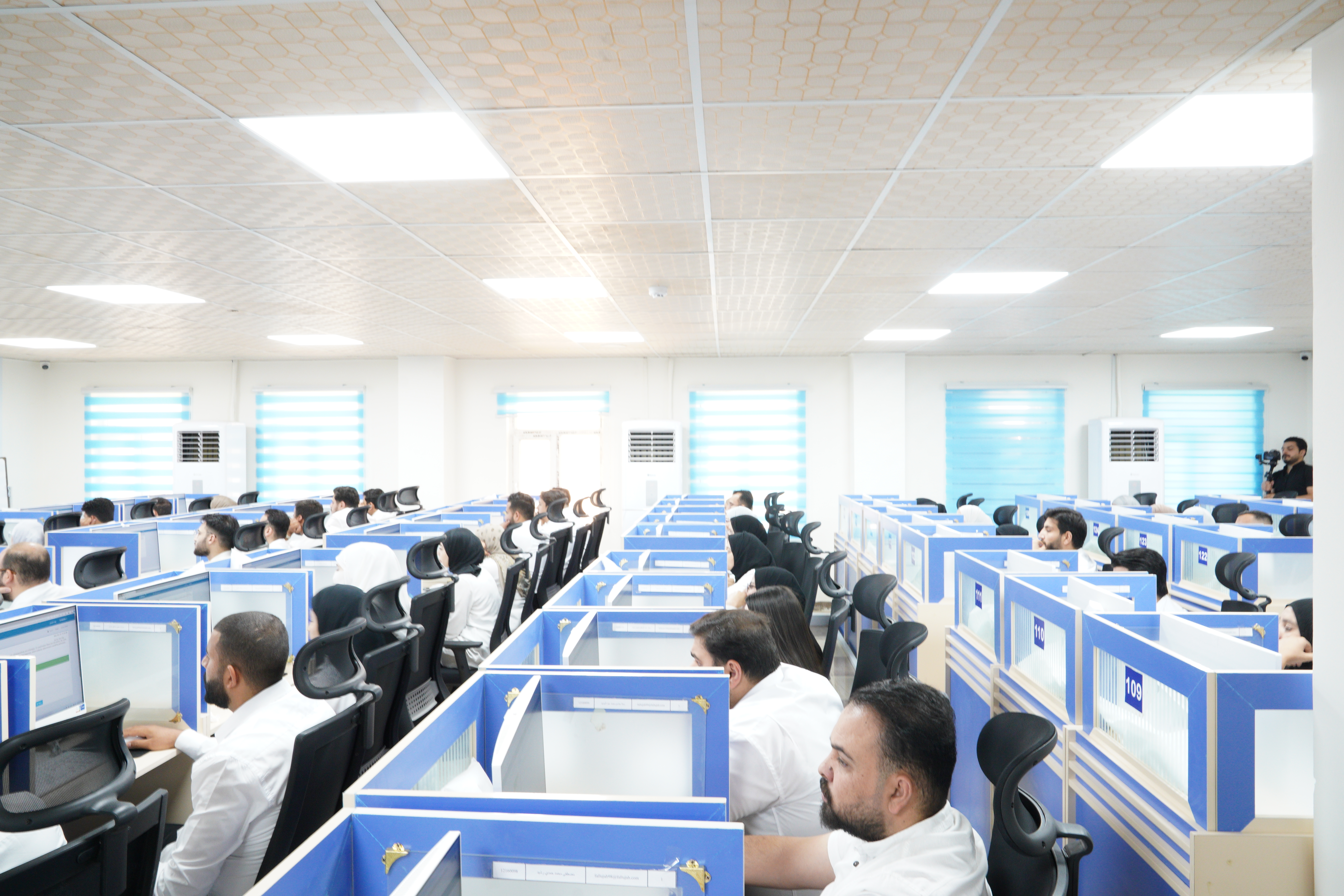 135 Fallujah University Medical Students Take Ministry Exam.