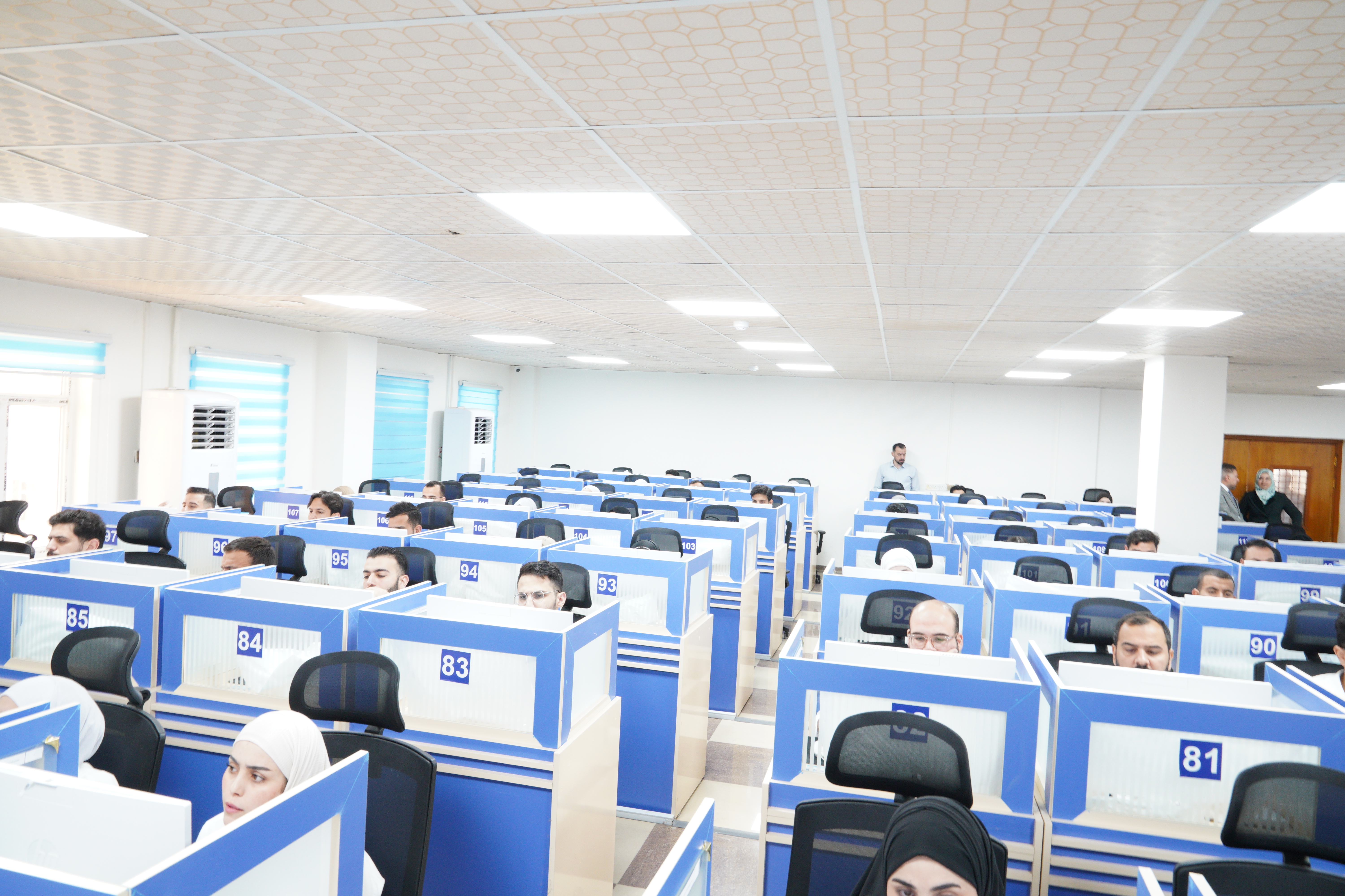 135 Fallujah University Medical Students Take Ministry Exam.