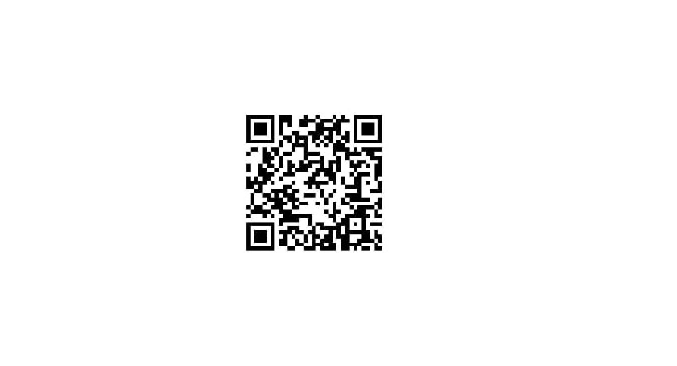 QR code for application form.