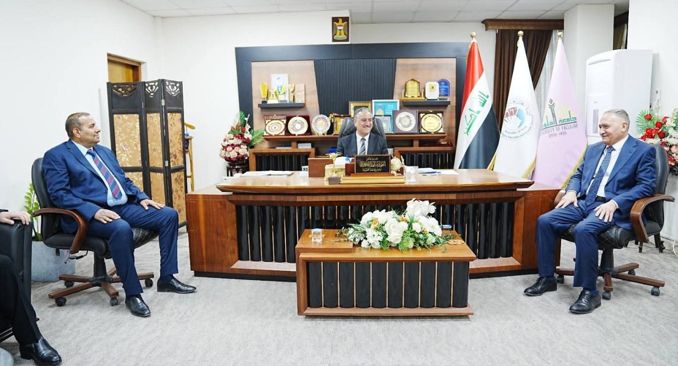The university president receives a delegation from the Program Accreditation Council.