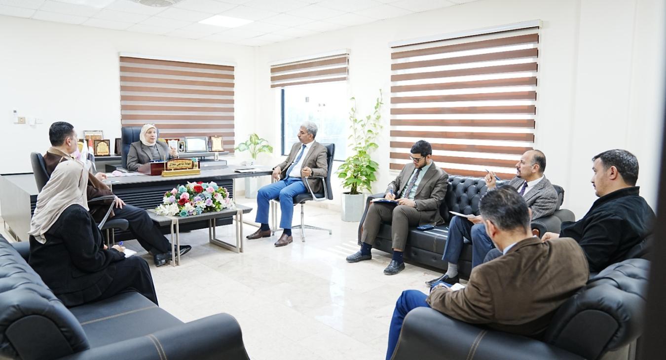 The Renewable Energy Committee at the University of Fallujah Holds Its First Meeting